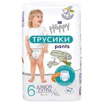 Подгузники детские Happy Junior Extra, вес 16+ кг.,10 шт.